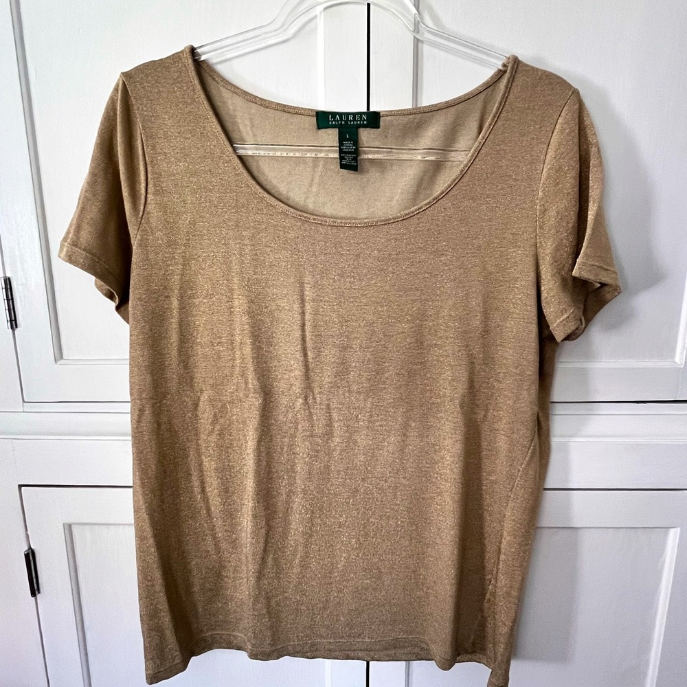 Lauren RALPH LAUREN | Lg | Gold Shimmer